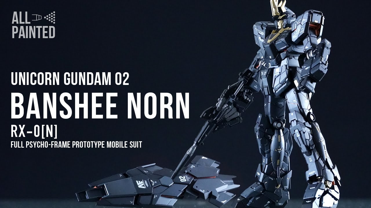 #035【ガンプラ全塗装】RG BANSHEE NORN（RG バンシィ・ノルン）