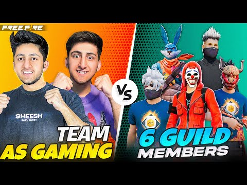 6 Guild Members Challenged Us For 2 Vs 6 😡 Who Will Win - Garena Free Fire