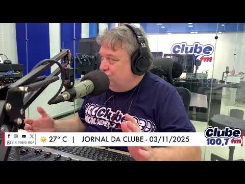Jornal da Clube - 03/11/25 - Edição do Almoço  Clube
