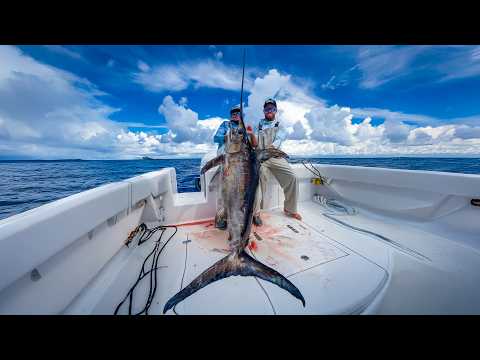 300lbs of SWORDFISH in 40 min!  Catch Clean Cook (Daytime Swordfish)