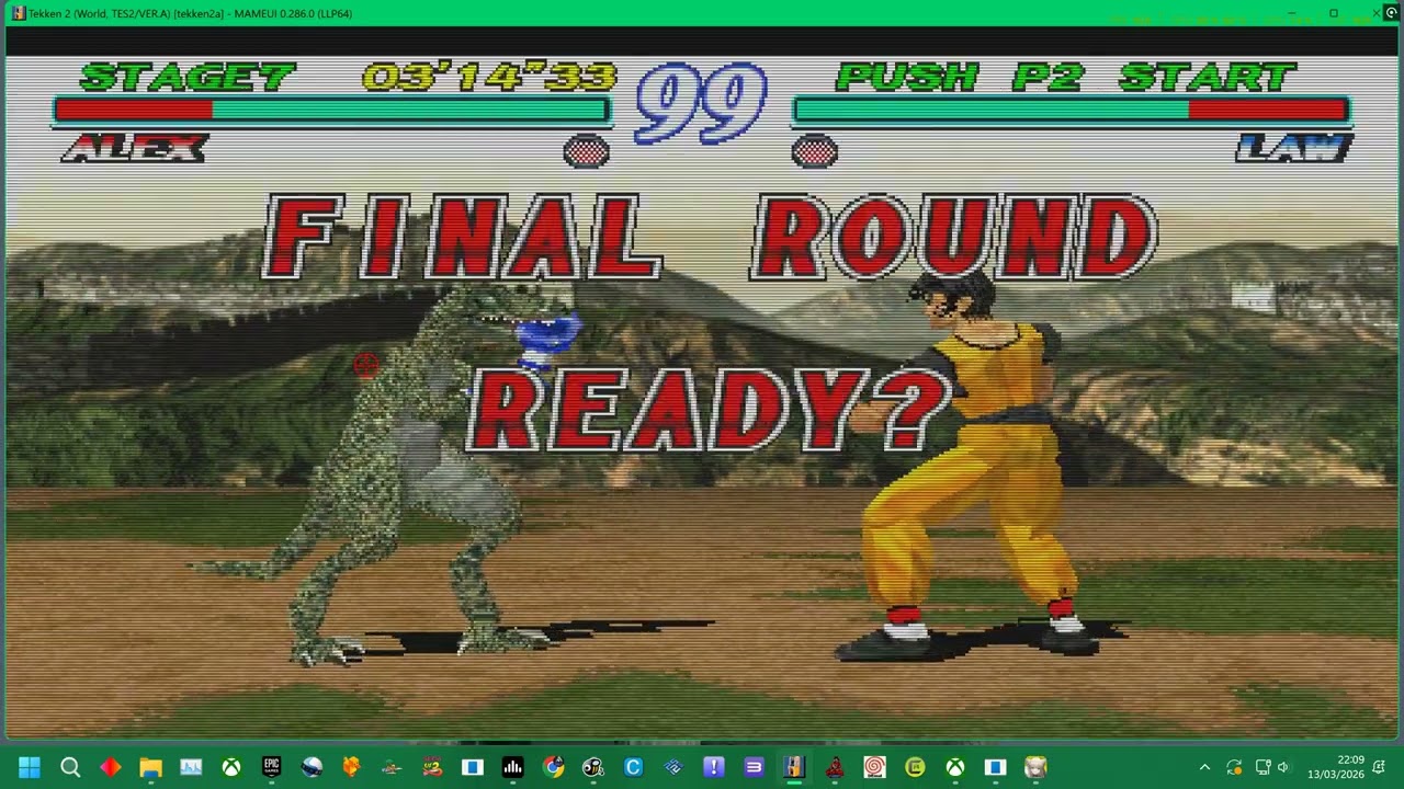 MAME 286 = TEKKEN 2 THE ARCADE - ALEX - DEVIL KAZUYA MOVESET CHEATS 2026 UK ARCADES