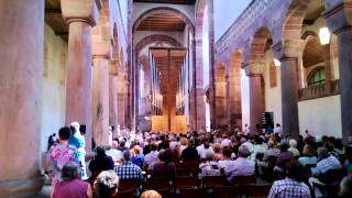 Orgelskulptur Alpirsbach, Orgelverfahrung am 28.07.2013 in der Klosterkirche Alpirsbach, Teil 1