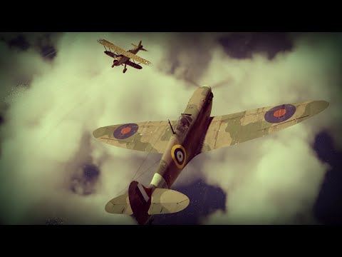 Italians in the Battle of Britain -  Biplanes vs Spitfires (Pt3)