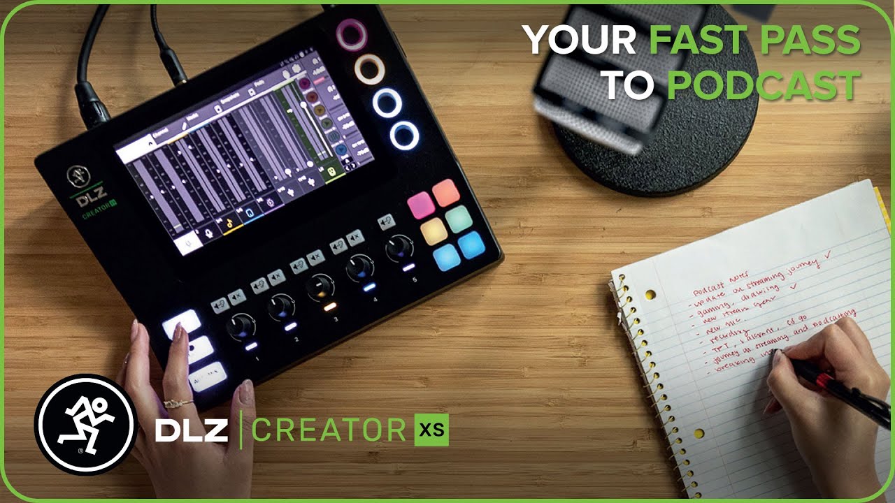 Mackie DLZ Creator XS: A More Compact Adaptive Digital Mixer - YouTube