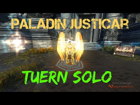 Paladin Justicar (Tank) Tuern Solo - Mod 18 Neverwinter (6:40)
