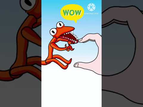 Rainbow Friends Finger Heart Finger #2 - Fancy Refill #shorts #rainbowfriends #fingerheart #cartoon