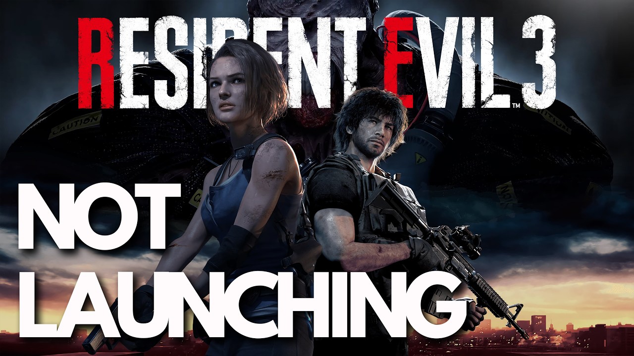 Resident Evil 3 Not Launching/Not Loading/Crashing/Black Screen Steam PC FIX🎮🔥