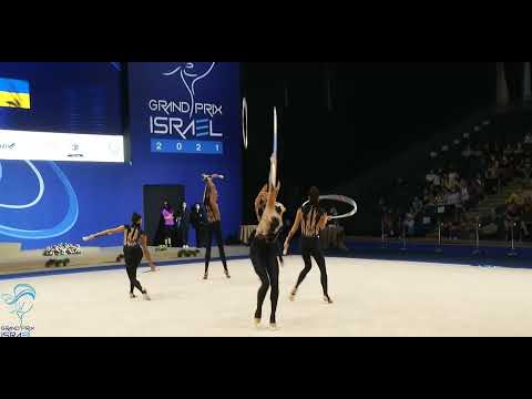 Group Team Ukraine 3 hoops/2 pairs of clubs Final 44,600 - Grand-Prix Israel 2021