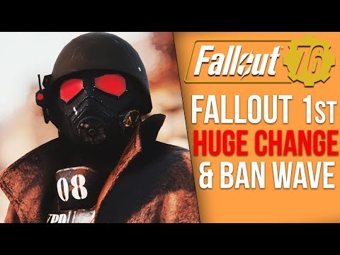 Fallout 76 News - Major Fallout 1st Changes, Huge Ban Wave Effects Bug Fixers, Fallout 1st Silence