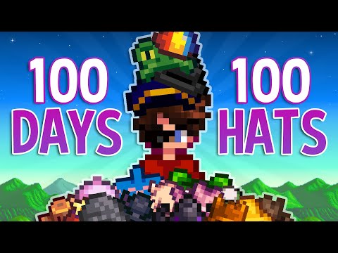 100 Days to find Every Hat in Stardew Valley