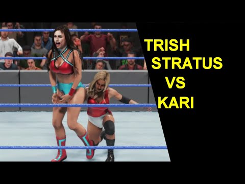 WWE 2K19 Trish Stratus vs Kari - Knockout Match