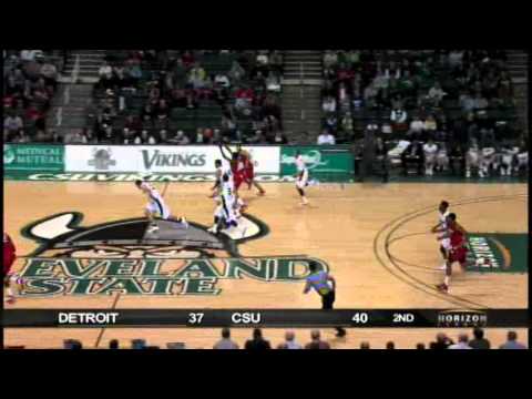 1-20 Men's Basketball Detroit at Cleveland State