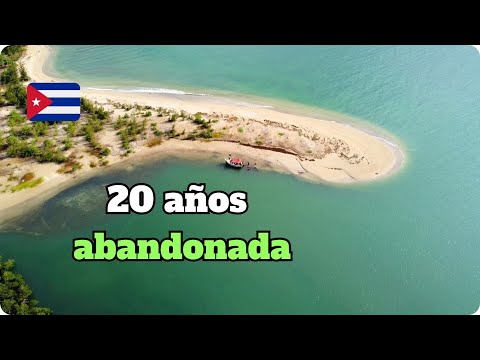 We visited an abandoned cay in Moa, Cuba