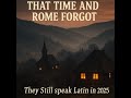 The Village That Time And Rome Forgot