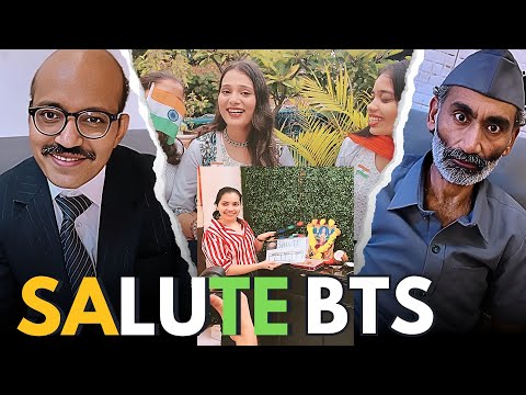 Behind the Scenes Fun - Salute  Video Shooting | Independence Day Special