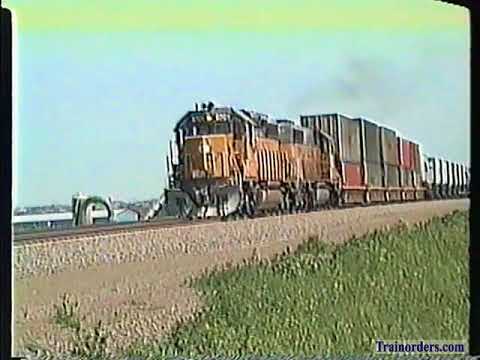 Classic Railroad Series 827 - Union Pacific in Nebraska June 28, 1994.