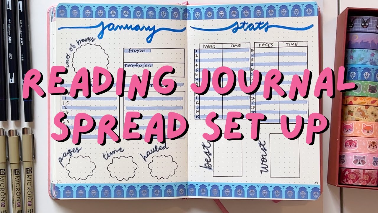 need inspiration for your reading journal?  📖🖋️ flipping through my 2024 reading tracker