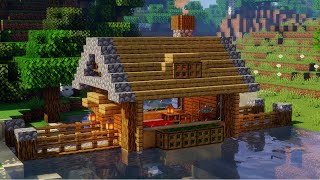 Minecraft: How to Build a Survival House - Simple Bridge Survival House