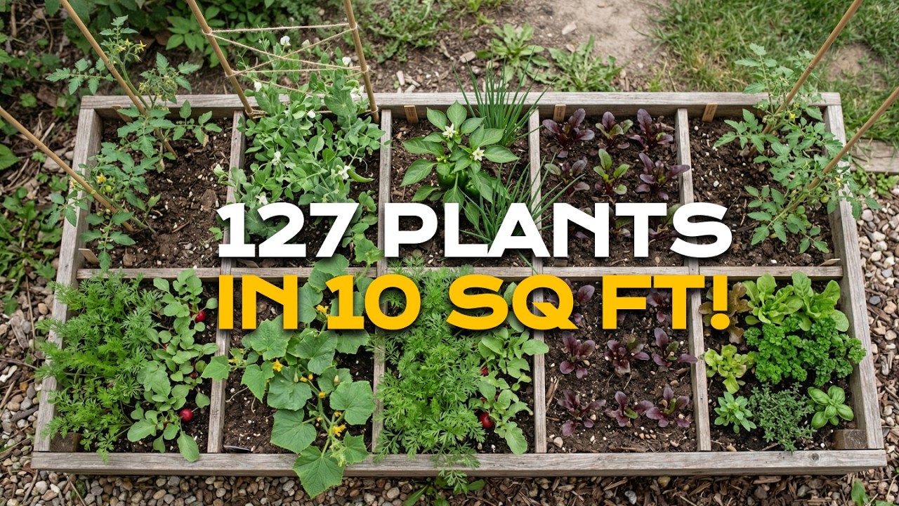 127 Plants in 10 Square Feet (Maximum Density Grow)