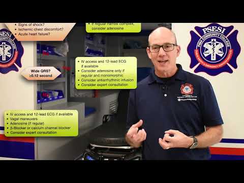 ACLS Algorithm Adult Tach w/a Pulse - Adenosine vs Amio