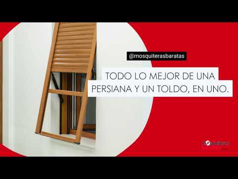 Persiana Proyectable con Función Toldo Motorizada (Sin Obra)