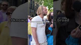 Russian's WEIRD experience in London 🤣  #publicinterview #london #cultures #russia #shorts