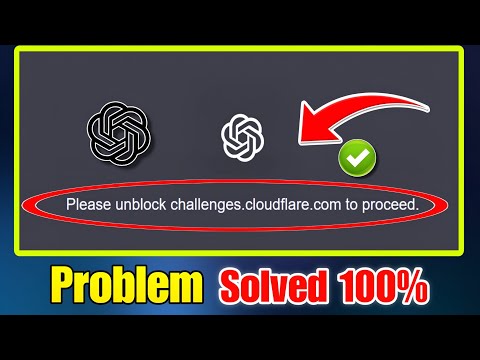Please Unblock Challenges.cloudflare.com To Proceed | Chatgpt Not Working Today | Chatgpt ServerDown