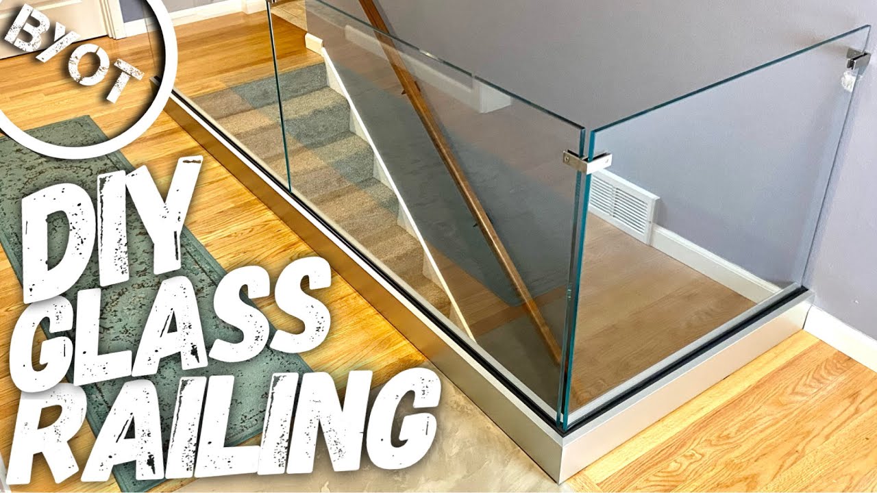 Watch video DIY GLASS RAILING Now DIY GLASS RAILING