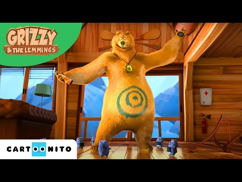 Гризи и лемингите | Велкро-мечо | Cartoonito