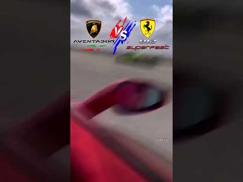 Ferrari 812 Superfast VS Lamborghini Aventador SV VS Ferrari 488 In Drag Race #lamborghini #ferrari
