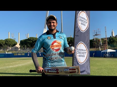 HAVING FUN! Hamza Saleem has the answers at Barcelona Bash