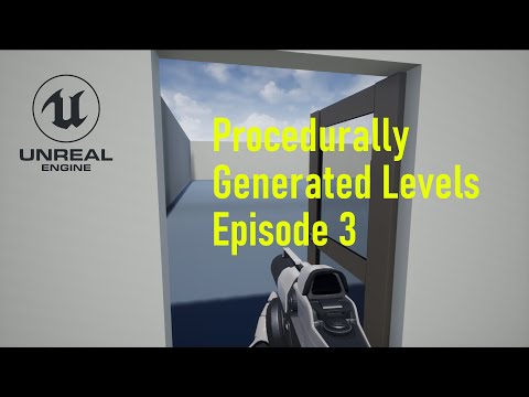 UE4 Procedurally generated levels (Joining rooms with hallways)