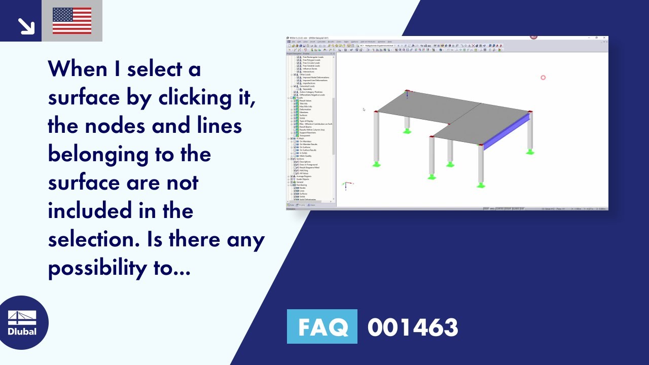 [EN] FAQ 001463 | When I select a surface by clicking it, the nodes and lines belonging to the surface ...