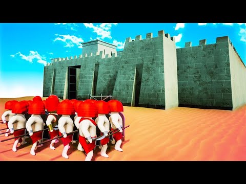 Insane EGYPTIAN SUPER FORTRESS Siege! IMPOSSIBLE to Breach! - ShieldWall