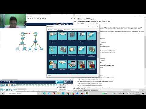 Lab Activity 9.2.9 Packet Tracer - Examine The ARP Table