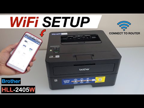 Thumbnail for Brother HLL2405W WiFi Setup, Connect To Router Using The Display Panel
