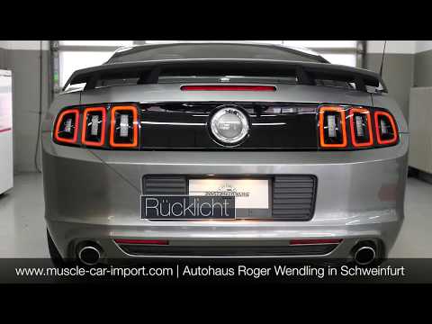 Rücklichter EU Umbau Conversion Ford Mustang GT 2013 2014 sequenzielle Blinker