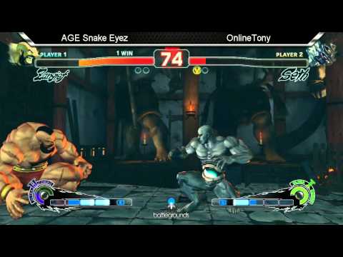 AGE Snake Eyez Vs. Online Tony (GRAND FINALS) - AE2012 (West Coast Rumble Week #1)
