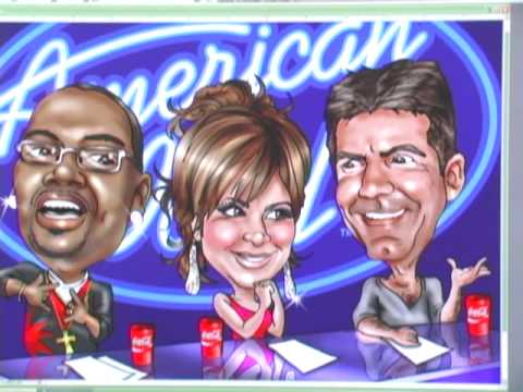 Promotional video thumbnail 1 for Caricatures by Eric Jones
