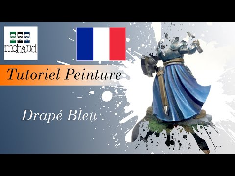 Comment Peindre : Un tissu Bleu ( Chevalier de Dol Amroth pour le Seigneur des Anneaux )