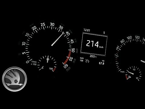 2015 Skoda Rapid 1.6 TDI 85 kW | 0-200 km/h - acceleration |056|