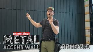 Next Level Metal Accent Wall Completed