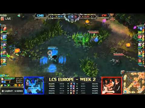 League of Legends EU LCS 2013 GMB vs CW
