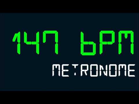 147 BPM (Beats Per Minute) Metronome