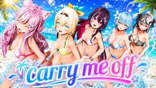 【holo Summer Live】『Carry Me Off』4K60FPS #mmdホロライブ #hololive  AZKi 雪花ラミィ 博衣こより 風真いろは 沙花叉クロヱ