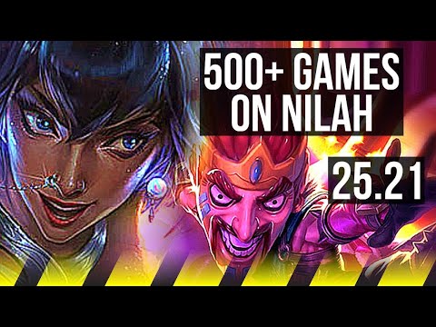 NILAH & Thresh vs DRAVEN & Nami (ADC) | 14/1/5, Legendary, 500+ games | EUW Master | 25.21