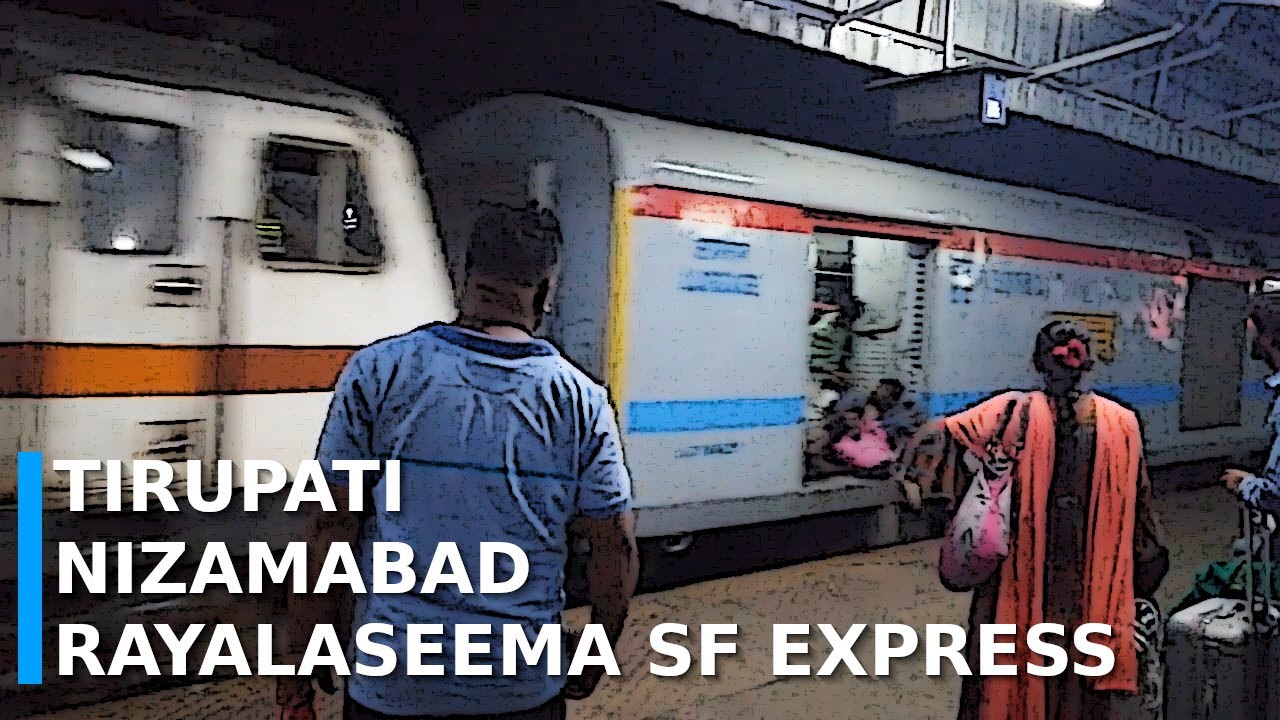 Watch video 12793 Rayalaseema SF Express Tirupati Nizamabad at Guntakal Now 12793 Rayalaseema SF Express Tirupati Nizamabad at Guntakal