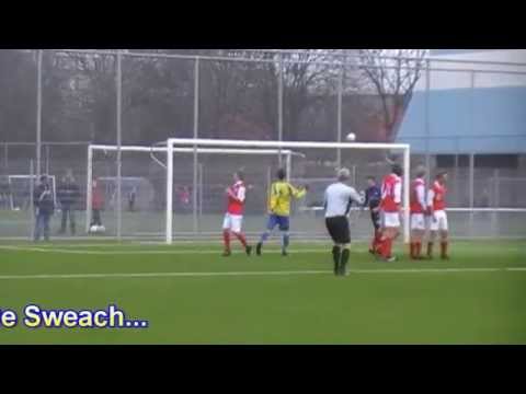 SC Franeker A1 - De Sweach A1; gespeeld 21 november 2009