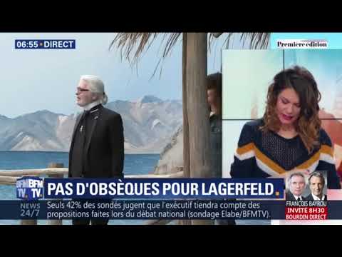 Il n'y aura pas de cérémonie d'obsèques pour Karl Lagerfeld
