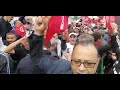 Un stand de soutien à Qais Saïd : lever des slogans contre Rashid Ghannouchi et le mouvement Ennahda (vidéo)